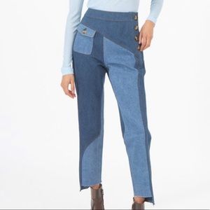 Rejina Pyo Lucie Trousers - Stone Blue